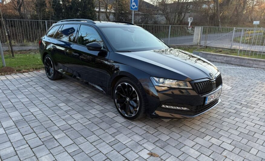 Škoda Superb combi 2.0 TSI 200kW 4×4 SPORTLINE webasto, canton , matrix, 360 kamera