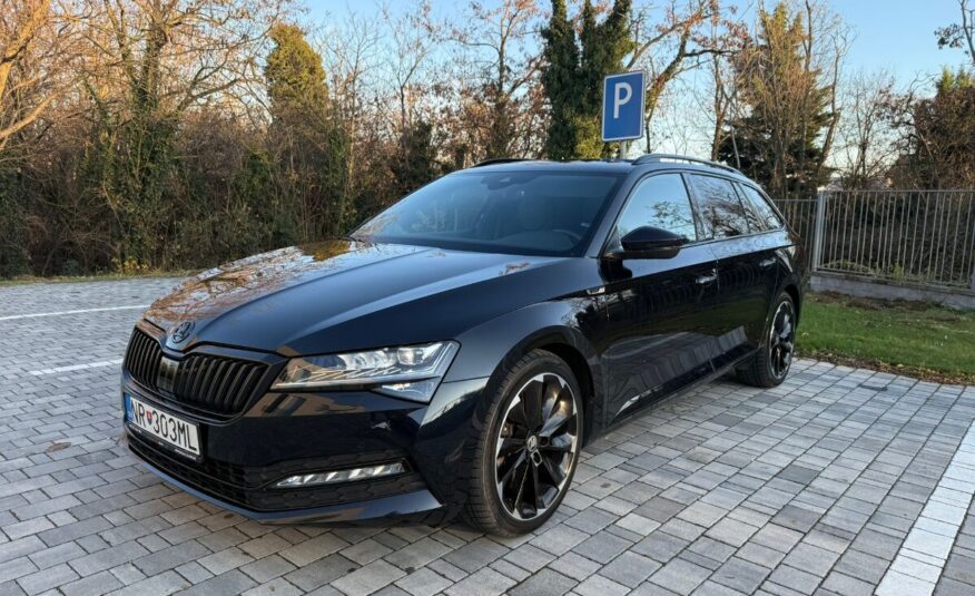 Škoda Superb combi 2.0 TSI 200kW 4×4 SPORTLINE webasto, canton , matrix, 360 kamera